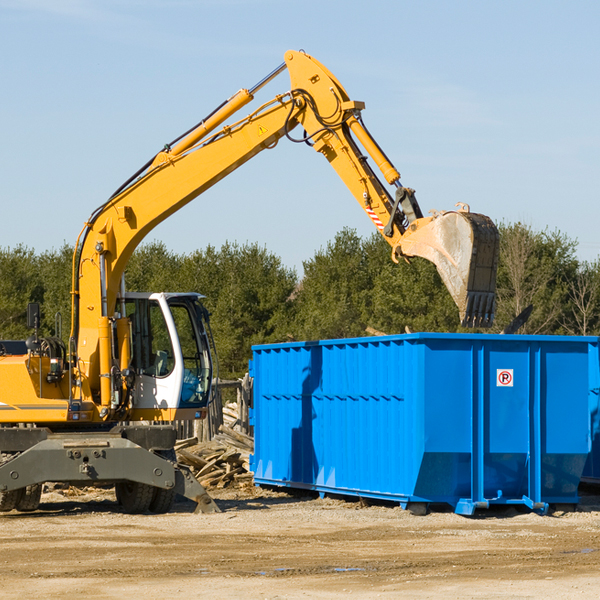 what happens if the residential dumpster is damaged or stolen during rental in Barrera TX